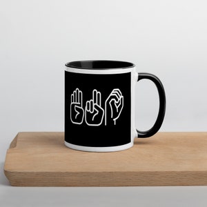 420 Sign Language Coffee Mug, Marijuana Weed Pot Smoker Mug