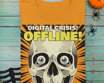 Horror Comic Halloween T-Shirt | Lustiges Skelett-Kostüm