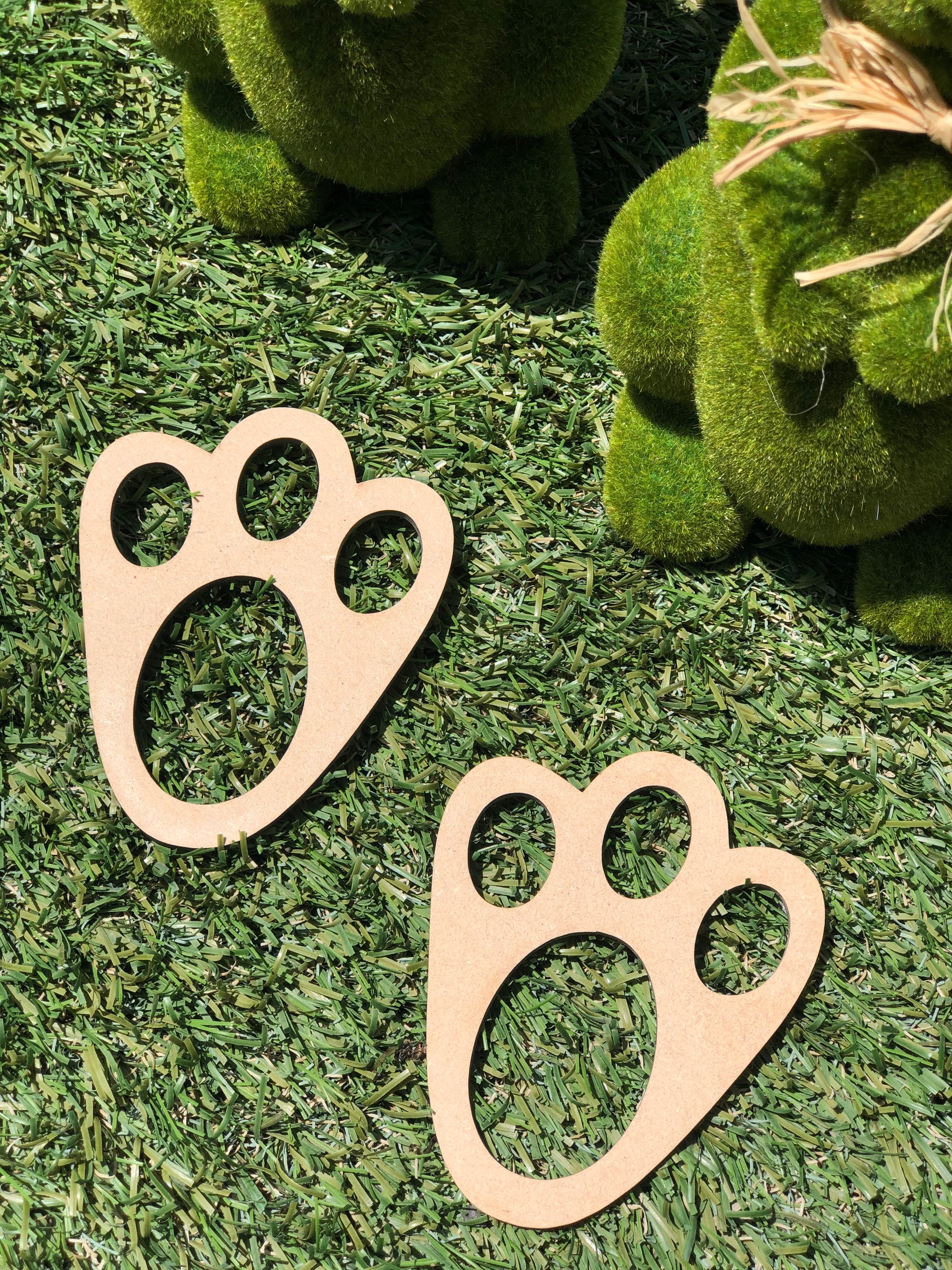 Easter Bunny Feet Template