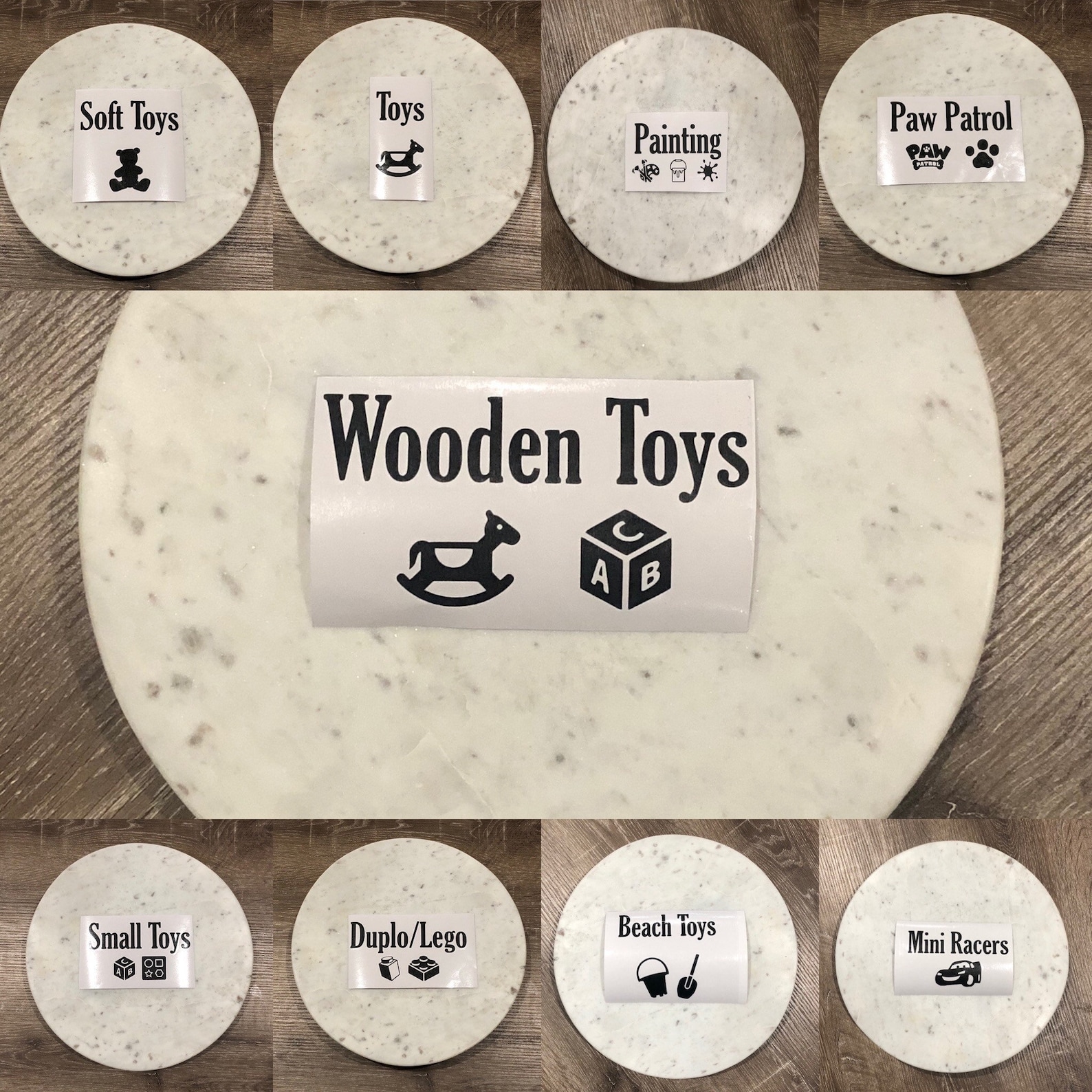 DECALS ONLY Toy Storage Labels IKEA Toy Box Labels Etsy