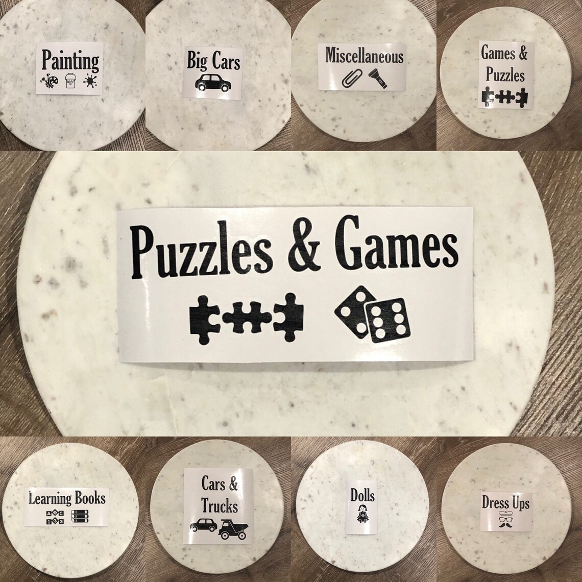 DECALS ONLY Toy Storage Labels IKEA Toy Box Labels Etsy