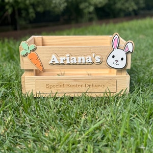 Interchangeable Christmas/Easter PLAQUE ONLY DIY Christmas Crate | Easter Crate | Delivery Crate | Christmas
