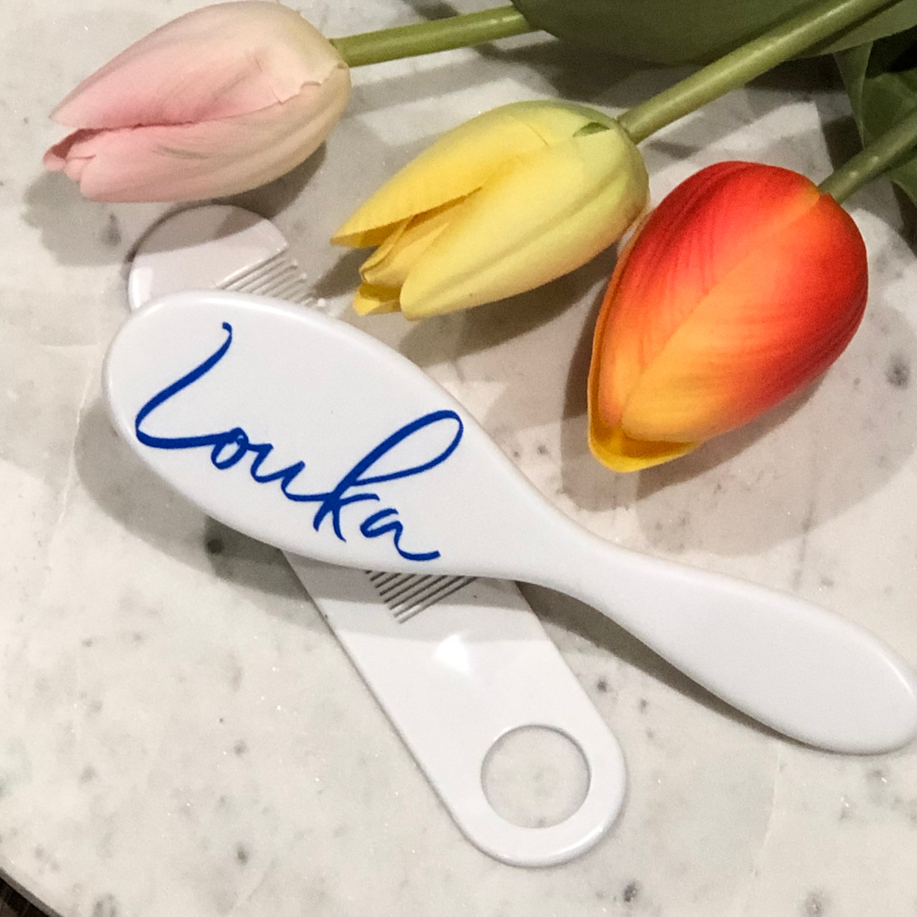 Baby Brush and Comb Baptism Accessories Christening Etsy