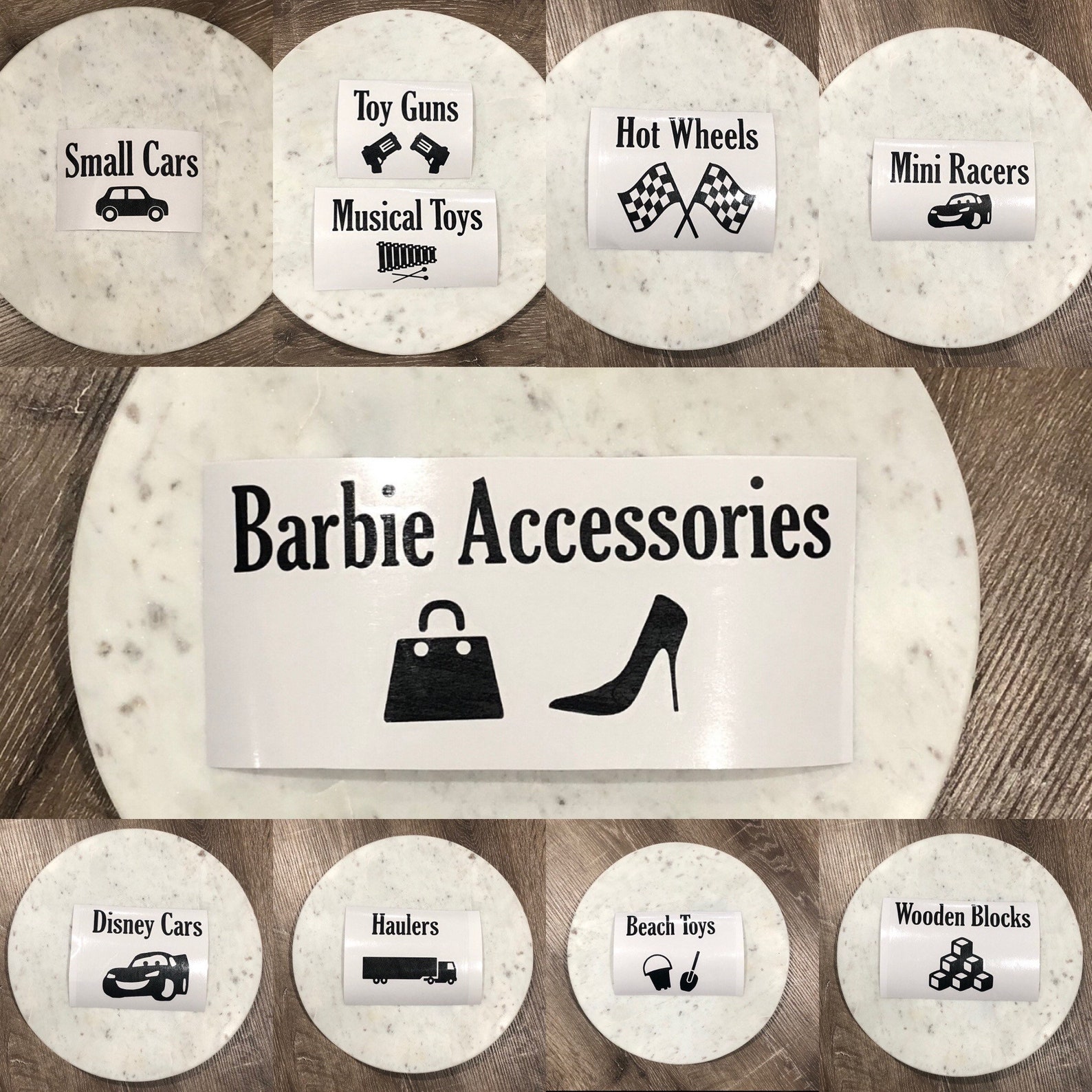 DECALS ONLY Toy Storage Labels IKEA Toy Box Labels Etsy