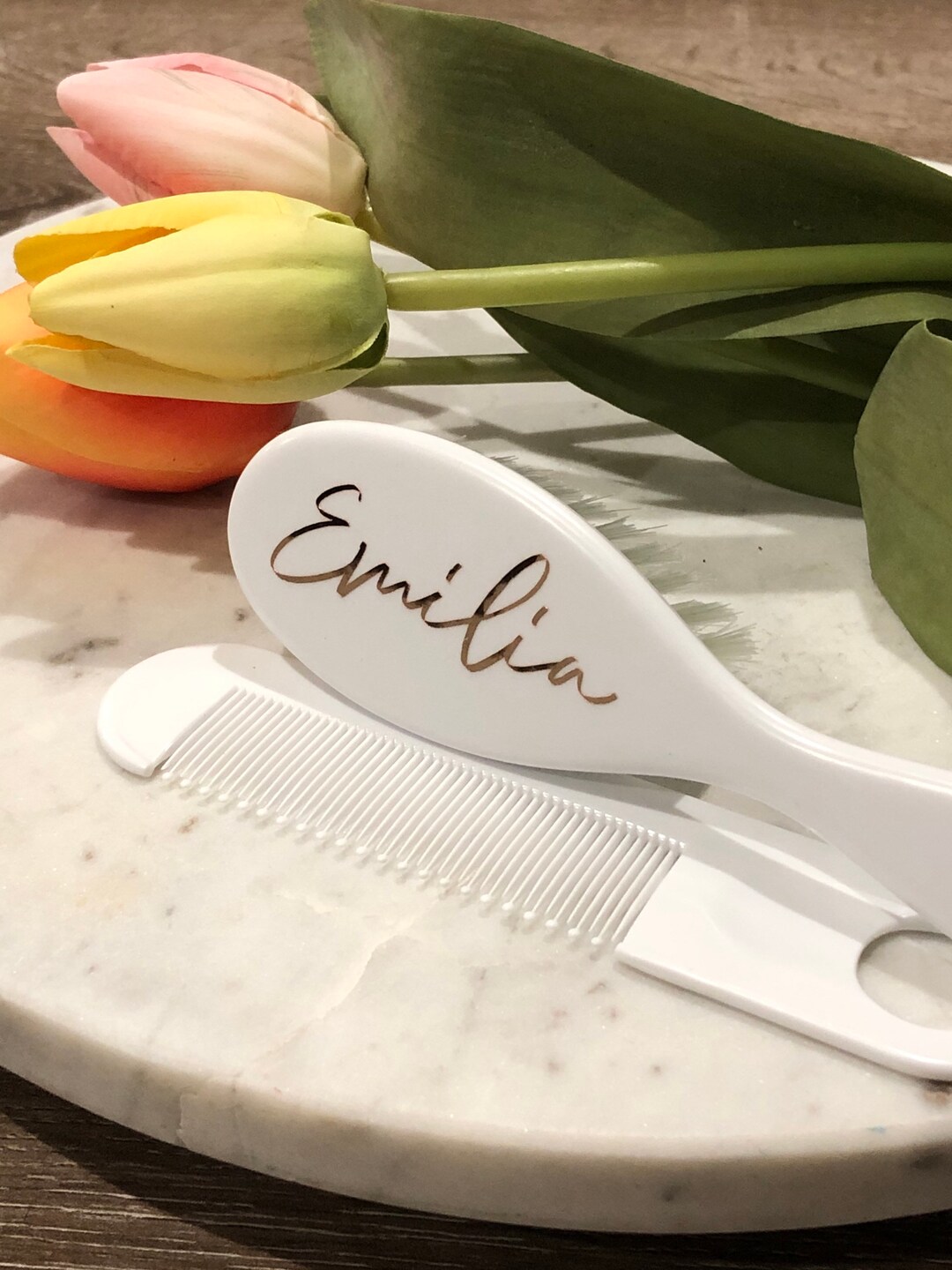 Baby Brush and Comb Baptism Accessories Christening Etsy Australia