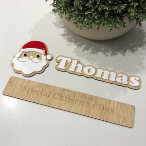 LARGE Additional plaque for the 3 panel interchangeable crates, Christmas Eve box, special delivery, Easter crate, special occasion