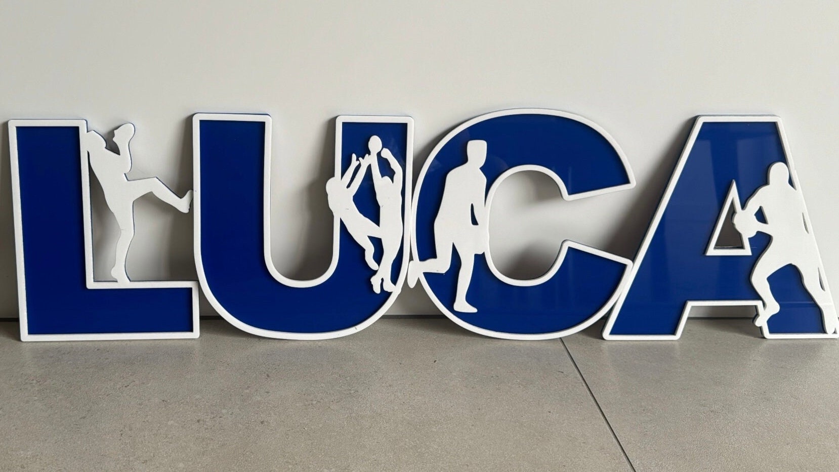 AFL Football Sign: 30cm Room Wall Letters, Sports Theme - Price PER ...