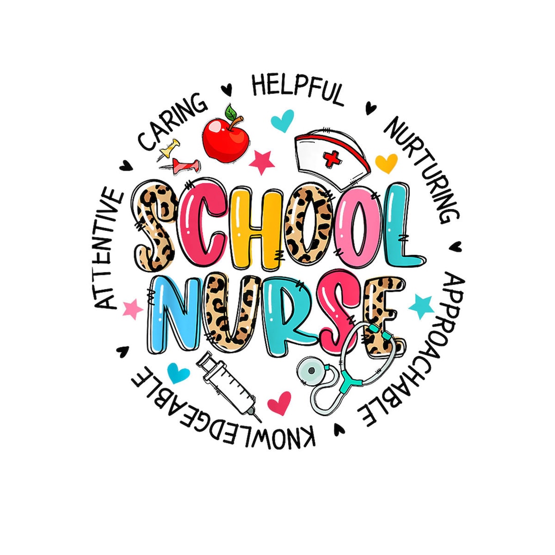 School Nurse Appreciation Back to School Nurse for Women Digital PNG Etsy