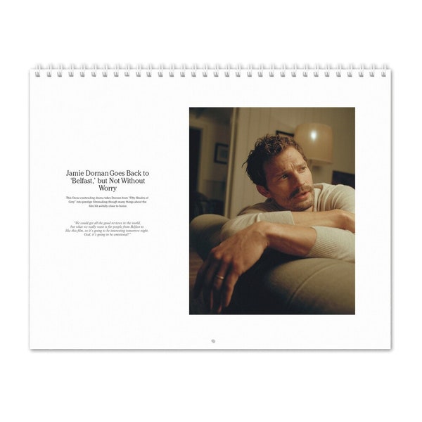 Jamie Dornan Calendar Etsy