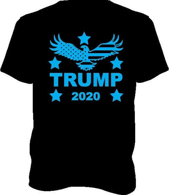 Trump T Shirt President Black T Shirt Red Eagle Design Tee Etsy