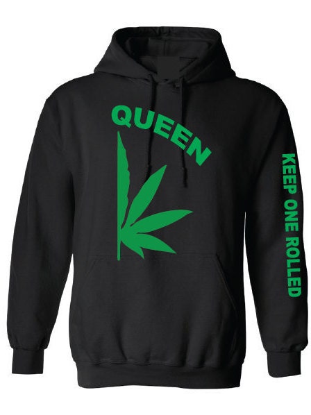 King and Queen Hoodie for Best Buds for Couple Black Hooded Sweatshirt 420 Etsy
