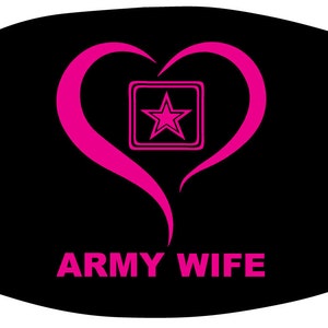 US-Armee Gesichtsmaske für Armee Frau rosa Design Gesichtsmaske schwarz Gesichtsmaske waschbar wiederverwendbar