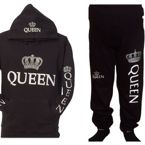 Queen outfit  sweatsuit hoodie and sweatpants outfit