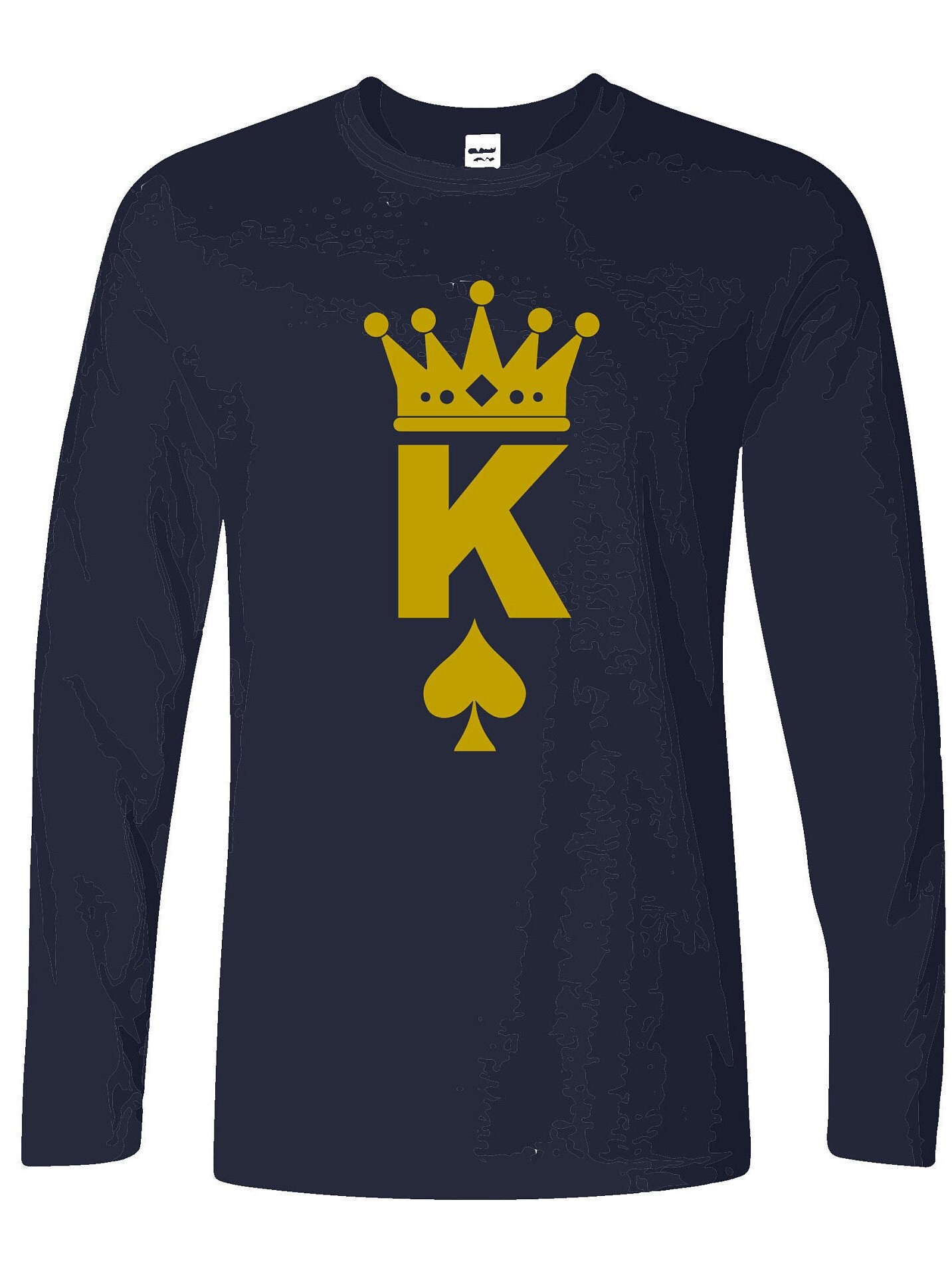 King and Queen Tshirt for Couple Black Long Sleeve Tshirt Etsy