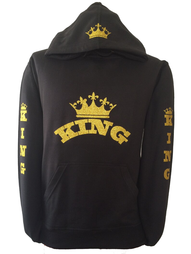 King & Queen sudaderas con capucha