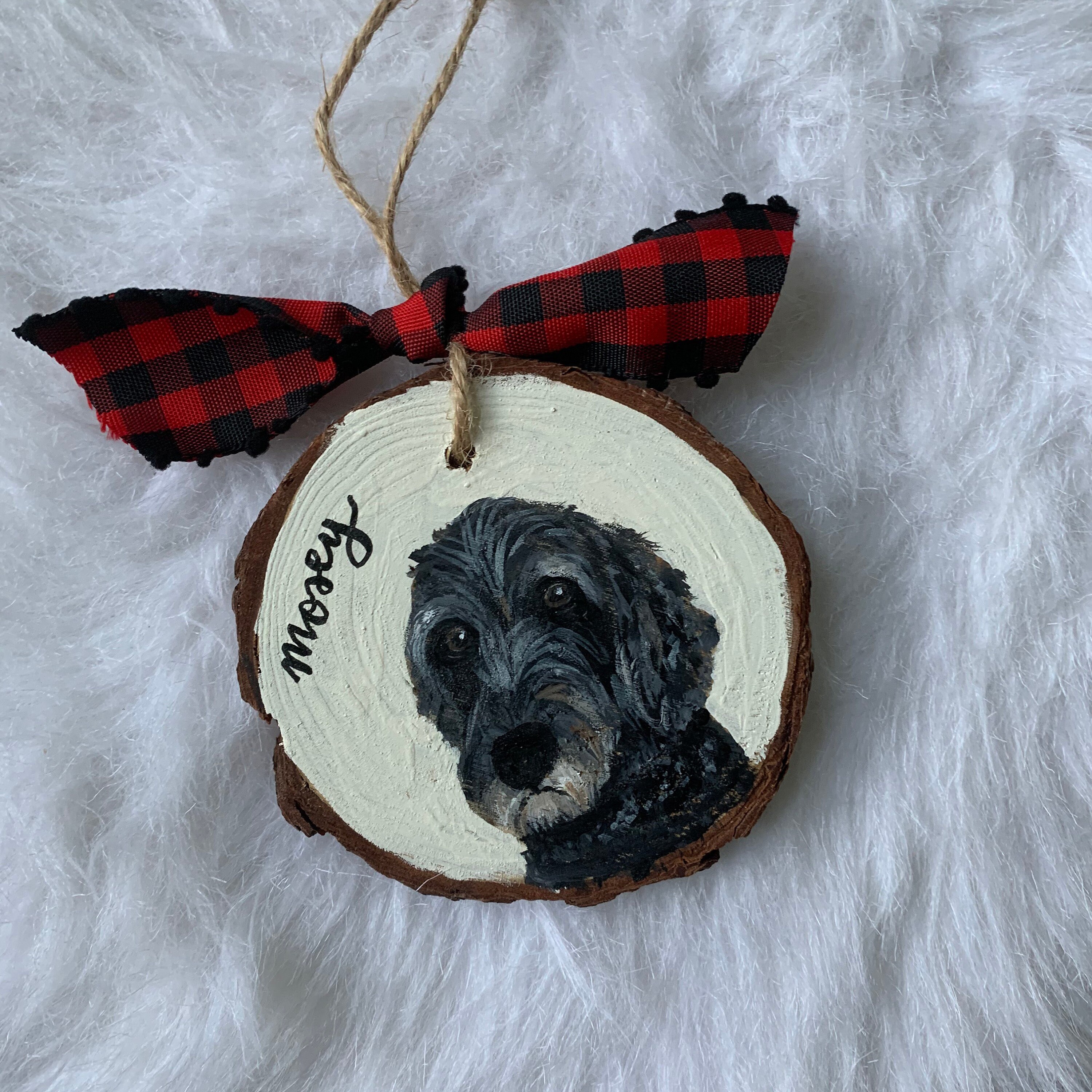 Custom Pet Ornament/Pet Portrait/Ornament Keepsake/ Pet Etsy