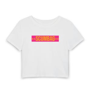 SCUMBAG grafisk t-shirt | Kort babyt-shirt | Förebild