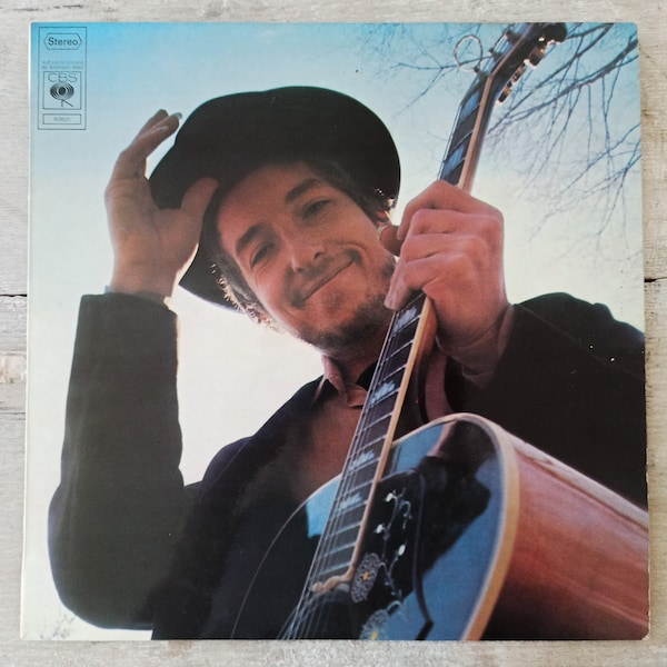 Record "Bob Dylan - Nashville Skyline", Vinyl LP Album Mono 1969 Italy, 33 rpm, VG condition, Collectible, Country Rock Music_GUS