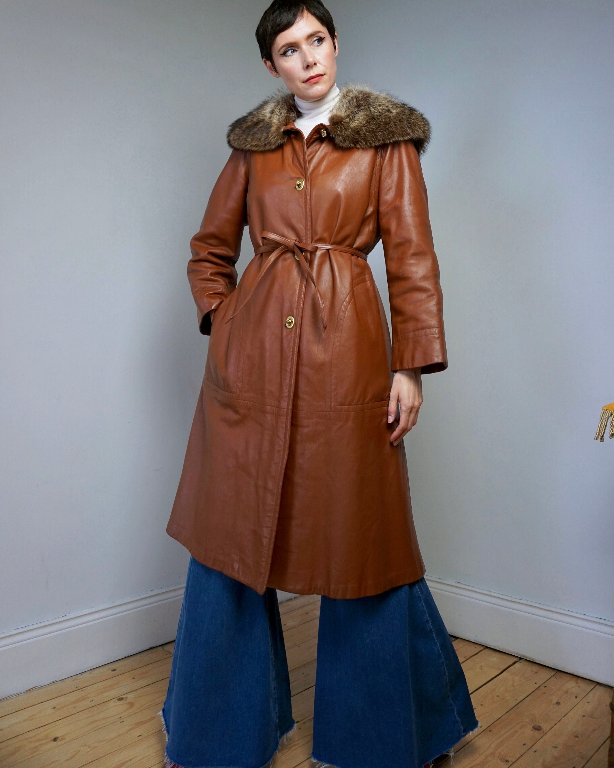 Medium Bonnie Cashin 1970s Tan Trench Coat main image 1