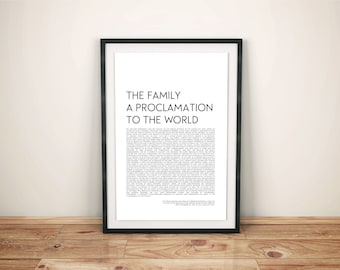 The Family A Proclamation To The World - Modern