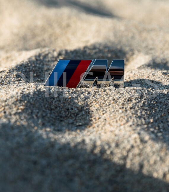 BMW M Power emblem Aluminium for Power Kit 51142296495