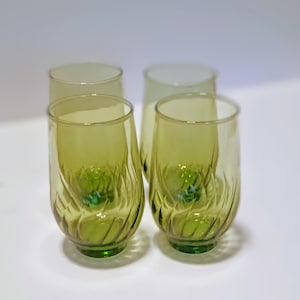 4 Avocado Green 12 oz. Tumblers!