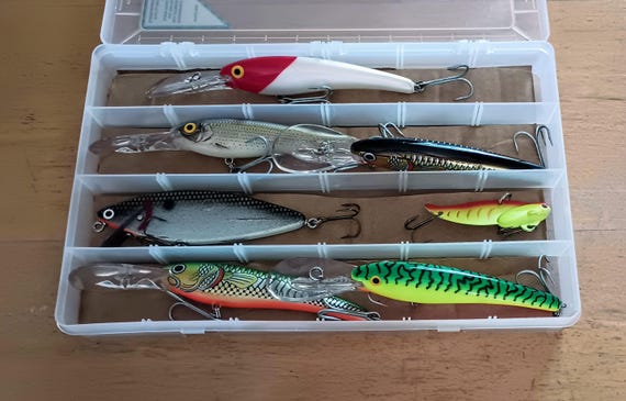 antique muskie fishing lures Seven Vintage Muskie Lures With Shimano Case!