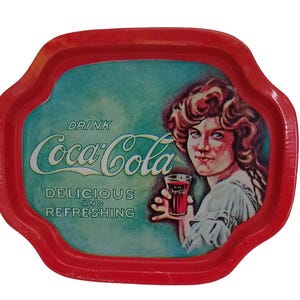 Vintage 7 1/2&quot; coca cola-tipbakje voor verzamelaars!