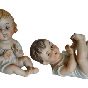 AS IS Vintage Bisque Baby Figurine Set!