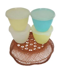 Tupperware 10 oz. Pastel Storage Containers with Lids!
