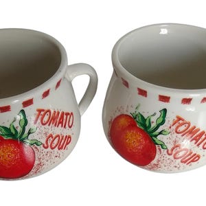 2 Vintage Tomato Soup Mugs!