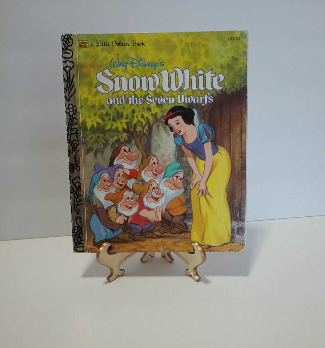 1984 Walt Disney Snow White and the Seven Dwarfs Little Golden Book - Etsy
