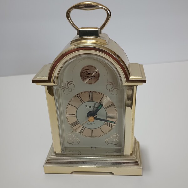 Bulova Desktop Clock Etsy UK