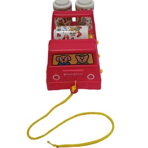 1980&#39;s Johnson & Johnson Rhythm Rider Pull Toy!