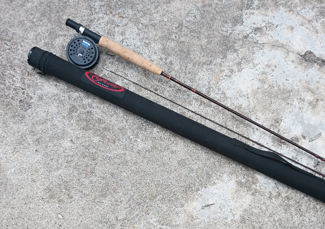 Pflueger Summit 8'6 Fly Rod With Martin Fly Reel and Scott Fly Rod Case 