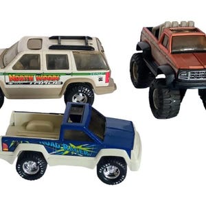3 Vintage Dicast Trucks for Parts or Repair!
