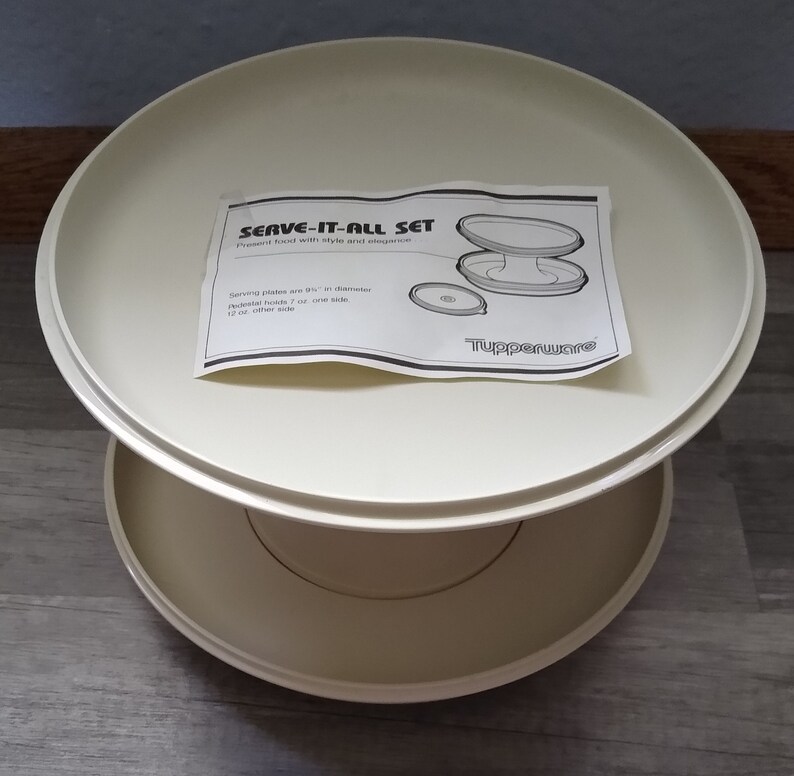 1984 Tupperware Serveitallset Etsy