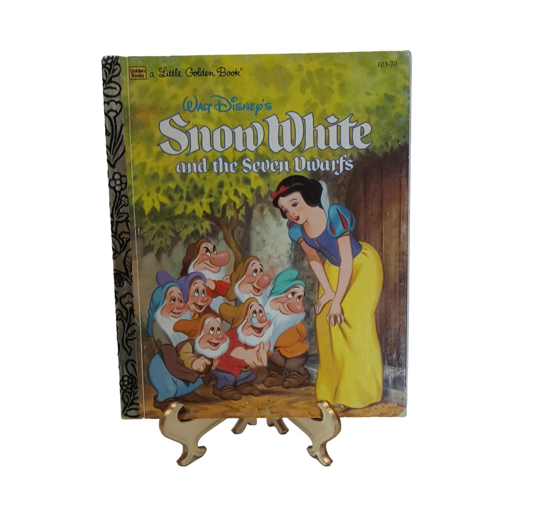 1984 Walt Disney Snow White and the Seven Dwarfs Little Golden Book - Etsy