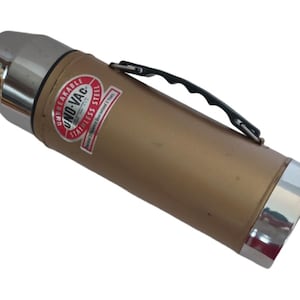 1960&#39;s UNO-VAC Stainless Steel 64 0z. Thermos!