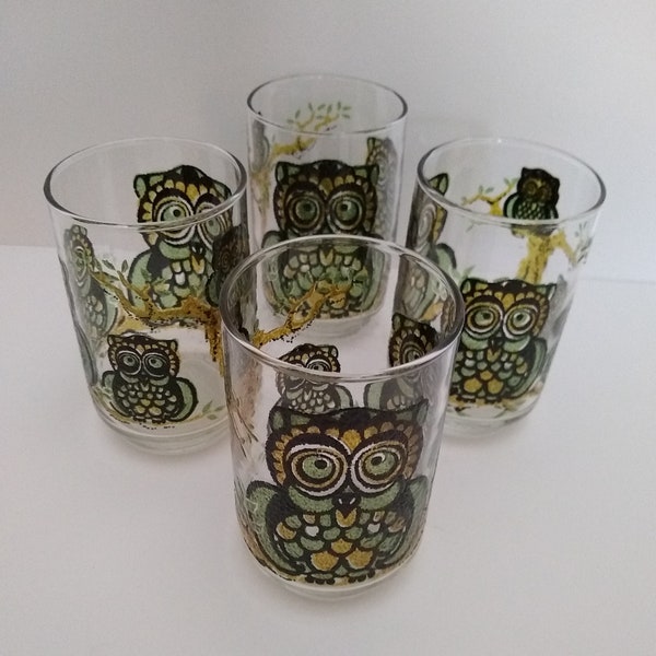 Owl Glasses Etsy