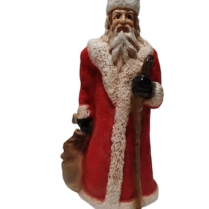 1980&#39;s Father Christmas 13&quot; Statue with Glass Eyes!