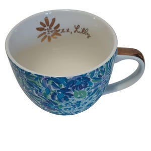 Set of TWO 1990&#39;s Lilly Pulitzer 14 oz. Oversized Mugs!