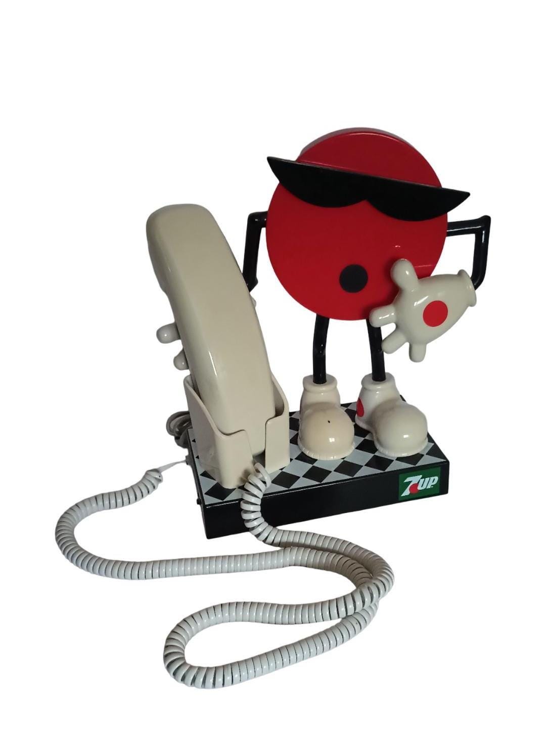 交換無料！ Nostalgic 90's Etsy - Phone! Dial Advertising 7-UP Spot One コレクション