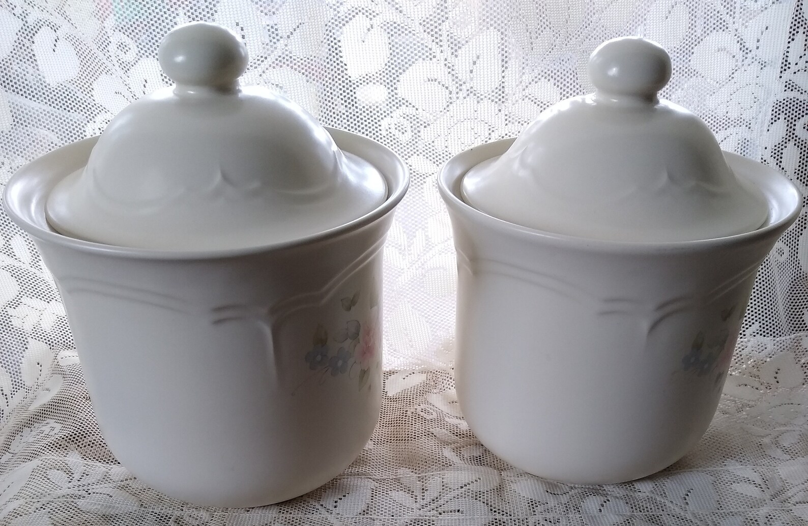 Elegant Vintage PFALTZGRAFF Tea Rose Canister Set Etsy