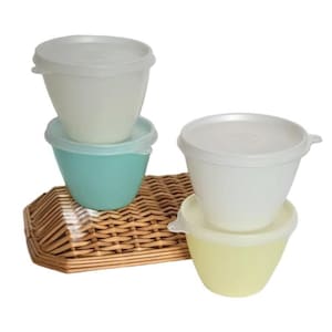 Tupperware 10 oz. Pastel Storage Containers with Lids!