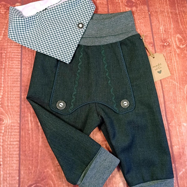 Trachtenhose Bub Gr. 68, Trachtenhose Jungen, Trachtenhose Bub, Trachtenset Bub, Taufhose Bub, Taufkleidung Jungen