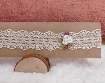 Baptism headband size 80, baby headband, baptism headband, baptism headgear