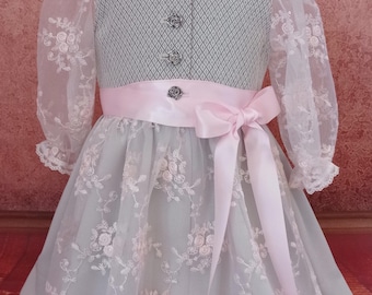 Taufdirndl Gr.68, Kinderdirndl, Babydirndl, Trachtenkleid Mädchen