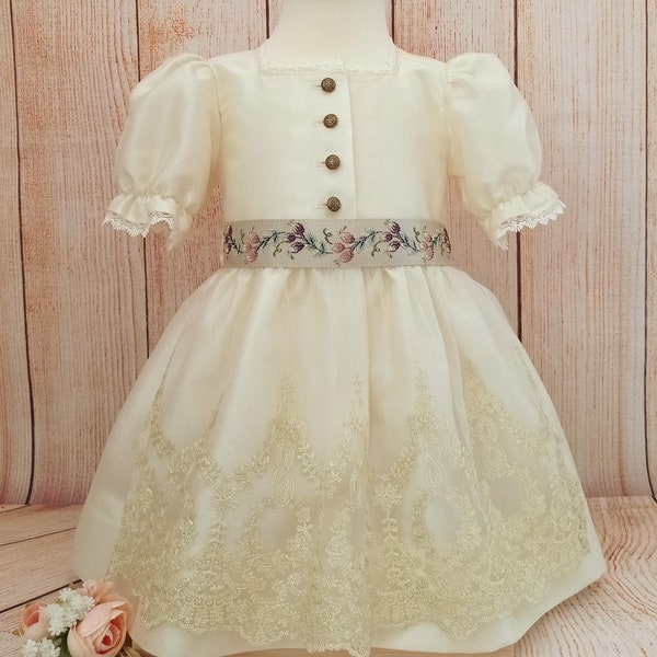 Taufdirndl Gr.68, Tauftrachten, Babydirndl, Babytrachten, Babykleider