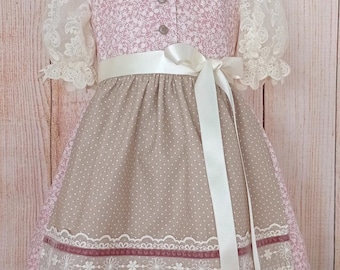 Taufdirndl Gr.74, Babydirndl, Babytrachten, Babykleider, Taufkleider